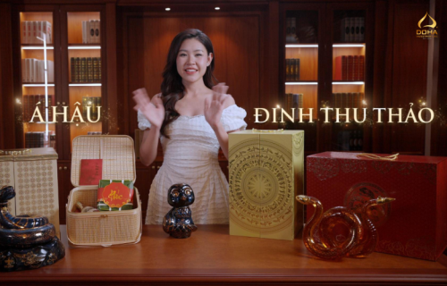Á hậu Đinh Thu Thảo tiết lộ món quà may mắn không thể thiếu trong mỗi dịp Tết!