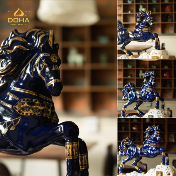 🍂 THE ART OF PLACING A DRAGON-HORSE SCULPTURE IN A LUXURIOUS RECEPTION SPACE